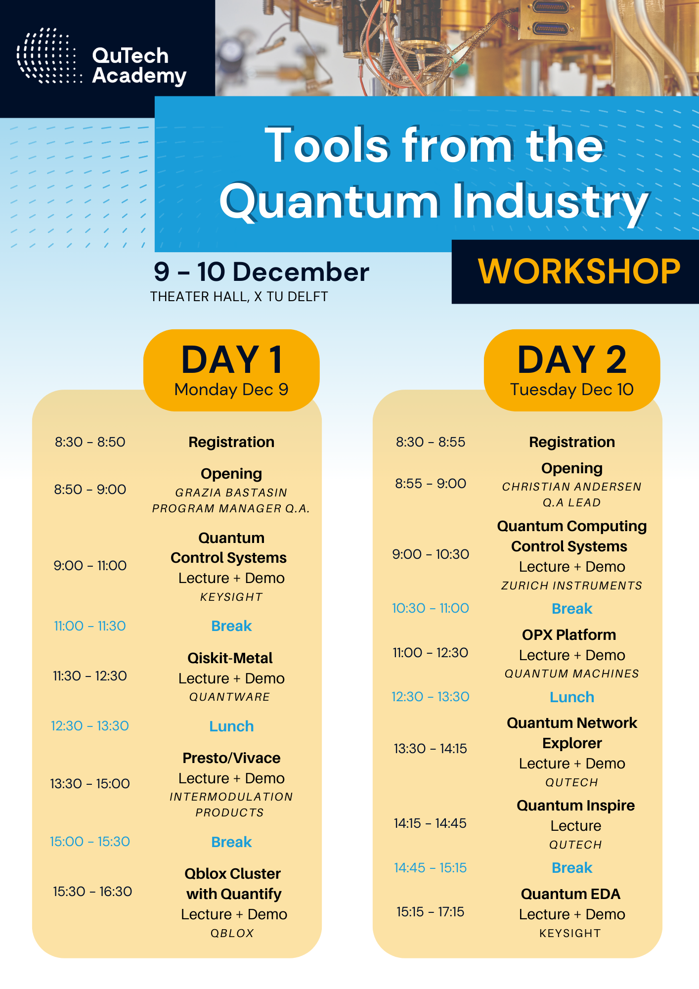 QuTech Schedule_Tools from the Quantum Industry